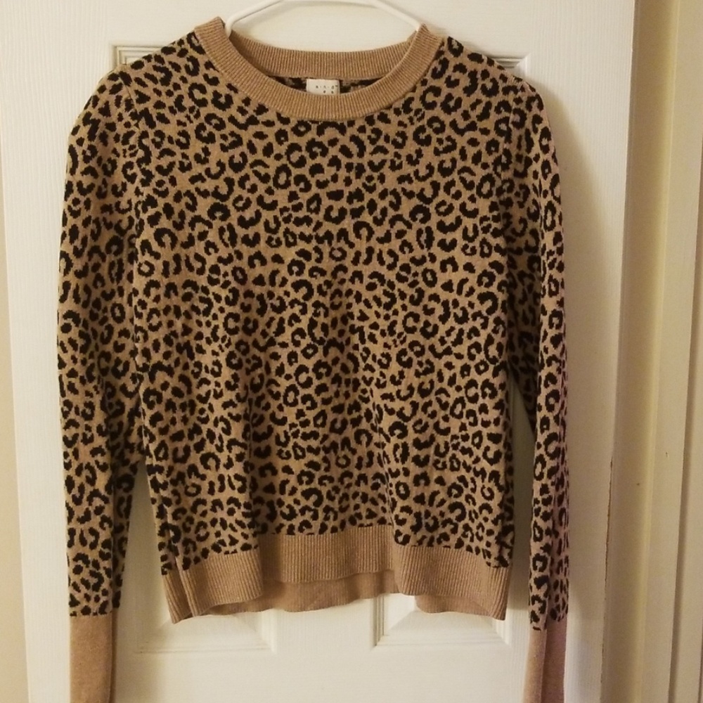 EUC Leopard Print Sweater